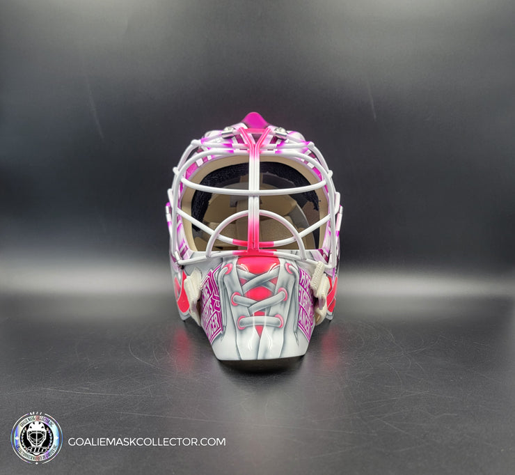 Custom: Sergei Bobrovsky Meets Carey Price Goalie Mask Unsigned Montreal Canadiens "Hockey Fights Cancer" Tribute