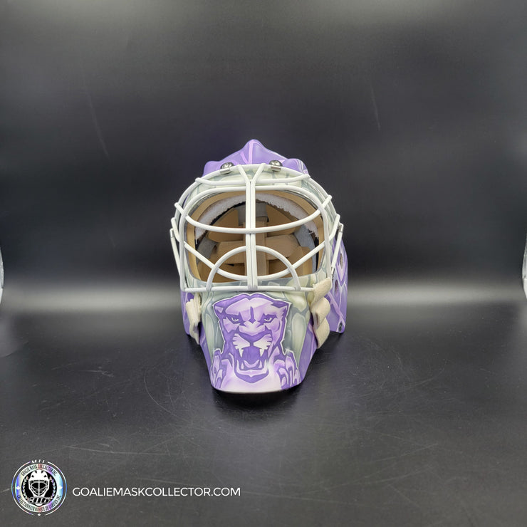 Sergei Bobrovsky Goalie Mask Unsigned 2022 Florida Hockey Fights Cancer Tribute
