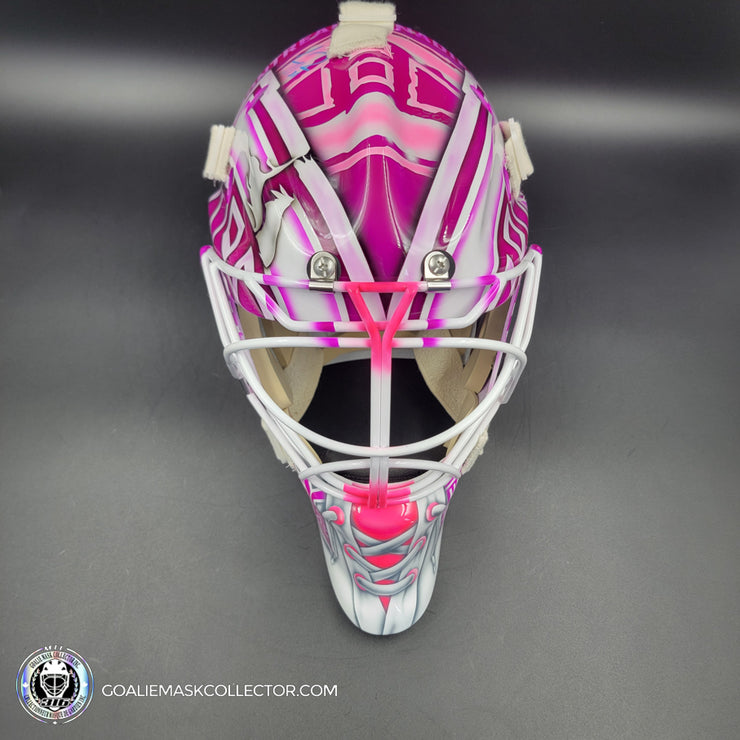 Custom: Sergei Bobrovsky Meets Carey Price Goalie Mask Unsigned Montreal Canadiens "Hockey Fights Cancer" Tribute