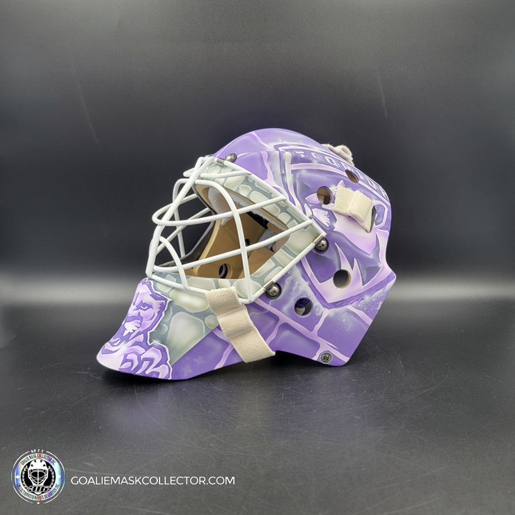 Sergei Bobrovsky Goalie Mask Unsigned 2022 Florida Hockey Fights Cancer Tribute