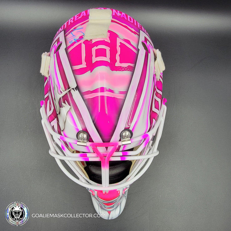 Custom: Sergei Bobrovsky Meets Carey Price Goalie Mask Unsigned Montreal Canadiens "Hockey Fights Cancer" Tribute