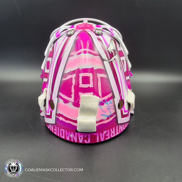 Custom: Sergei Bobrovsky Meets Carey Price Goalie Mask Unsigned Montreal Canadiens "Hockey Fights Cancer" Tribute