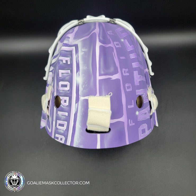 Sergei Bobrovsky Goalie Mask Unsigned 2022 Florida Hockey Fights Cancer Tribute