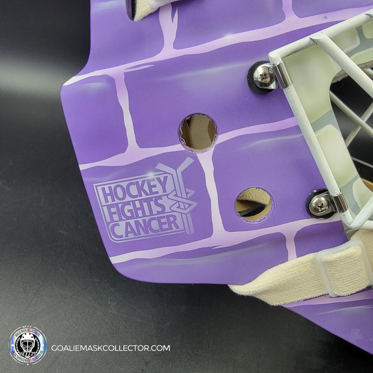 Sergei Bobrovsky Goalie Mask Unsigned 2022 Florida Hockey Fights Cancer Tribute