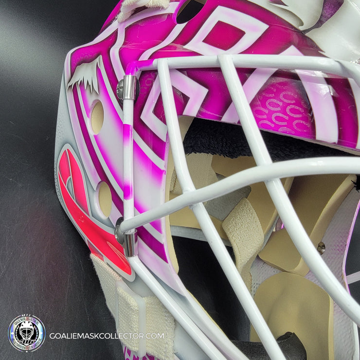 Custom: Sergei Bobrovsky Meets Carey Price Goalie Mask Unsigned Montreal Canadiens "Hockey Fights Cancer" Tribute