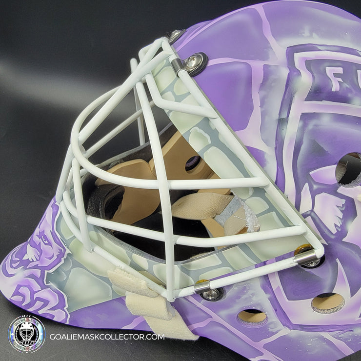 Sergei Bobrovsky Goalie Mask Unsigned 2022 Florida Hockey Fights Cancer Tribute