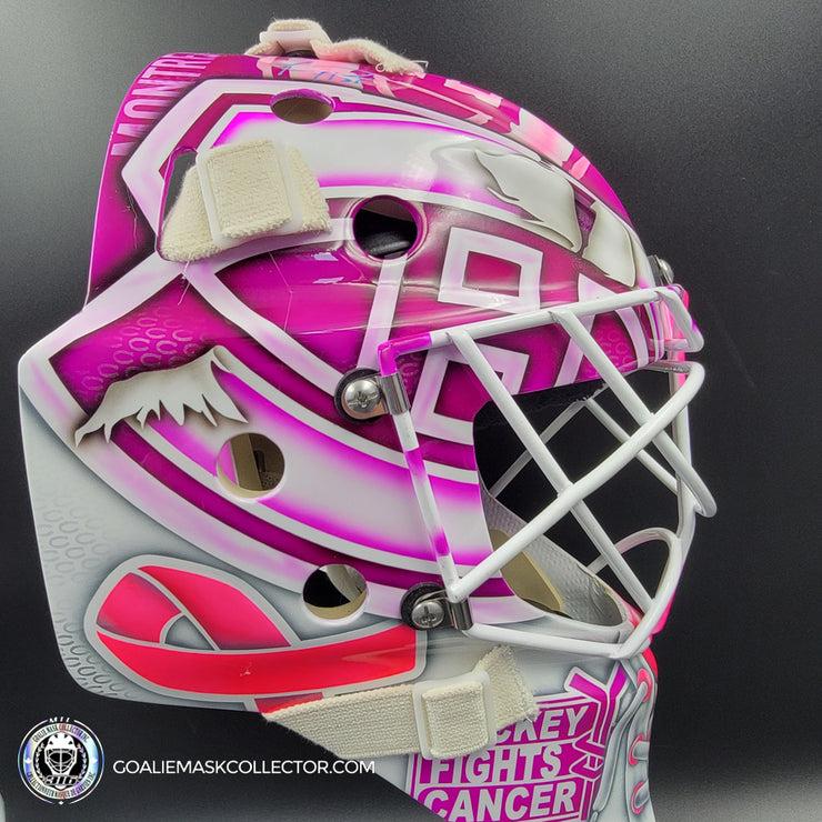 Custom: Sergei Bobrovsky Meets Carey Price Goalie Mask Unsigned Montreal Canadiens "Hockey Fights Cancer" Tribute
