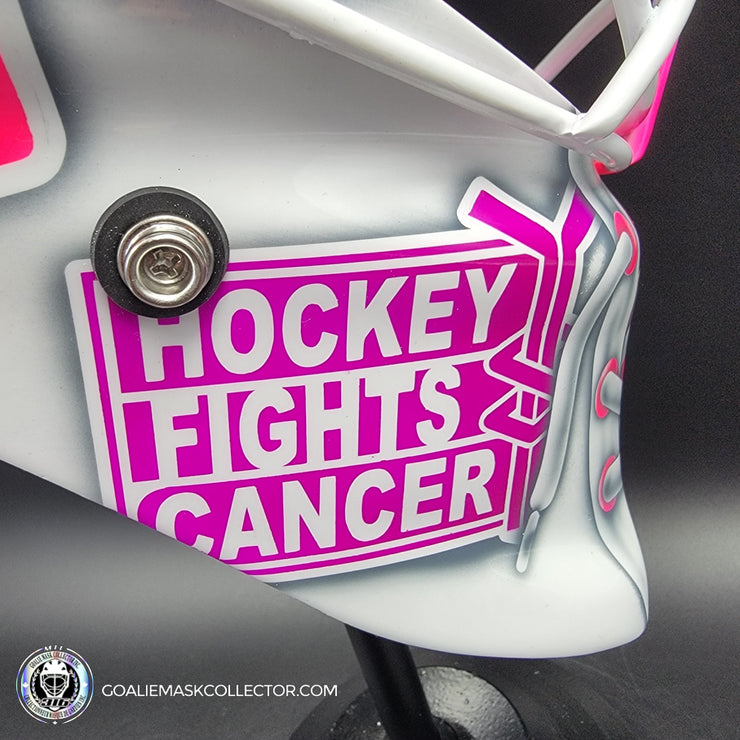Custom: Sergei Bobrovsky Meets Carey Price Goalie Mask Unsigned Montreal Canadiens "Hockey Fights Cancer" Tribute