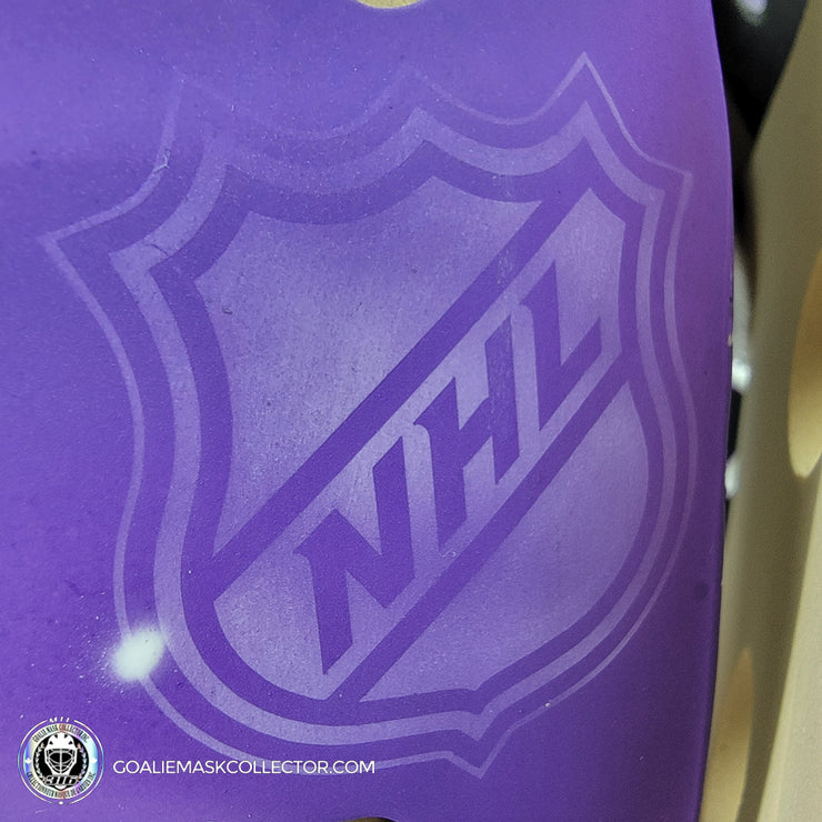Sergei Bobrovsky Goalie Mask Unsigned 2022 Florida Hockey Fights Cancer Tribute