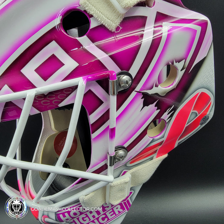 Custom: Sergei Bobrovsky Meets Carey Price Goalie Mask Unsigned Montreal Canadiens "Hockey Fights Cancer" Tribute