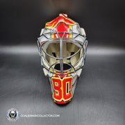 Dan Vladar Goalie Mask Unsigned 2025 Calgary Johnny Gaudreau Tribute