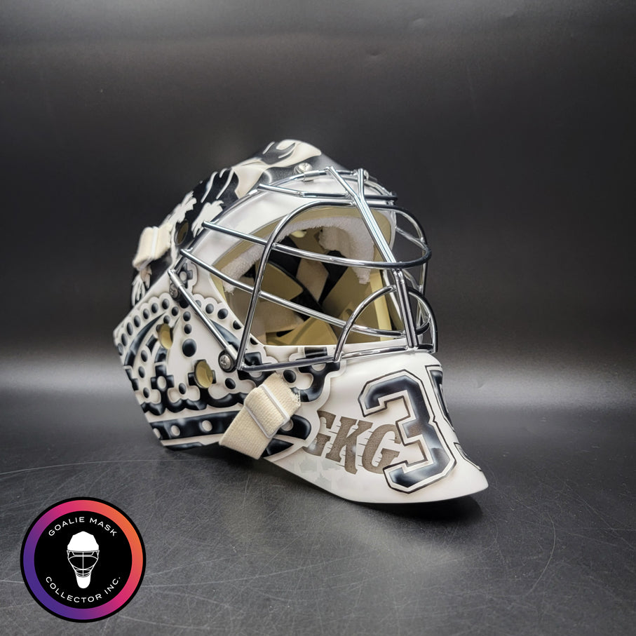 Darcy Kuemper Goalie Mask Unsigned 2025 Los Angeles Tribute