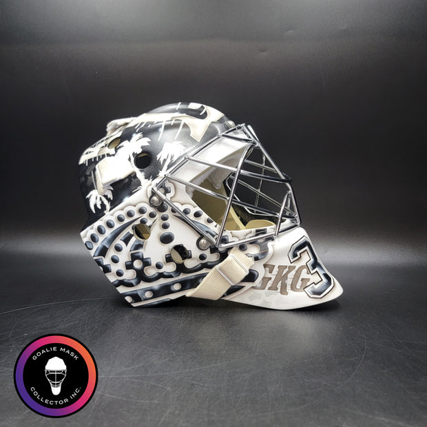 Darcy Kuemper Goalie Mask Unsigned 2025 Los Angeles Tribute