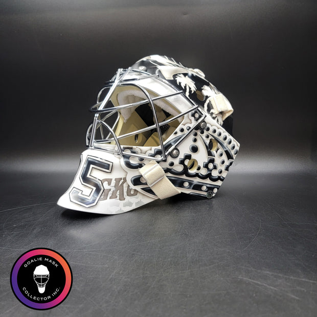 Darcy Kuemper Goalie Mask Unsigned 2025 Los Angeles Tribute