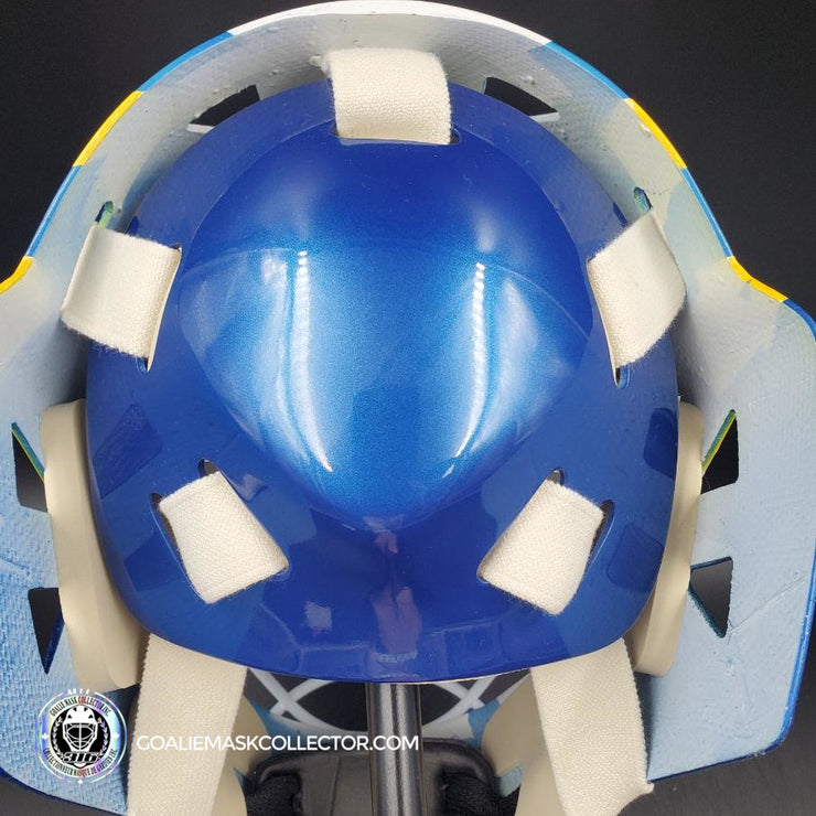 Daren Puppa Goalie Mask Unsigned Buffalo V1 Tribute