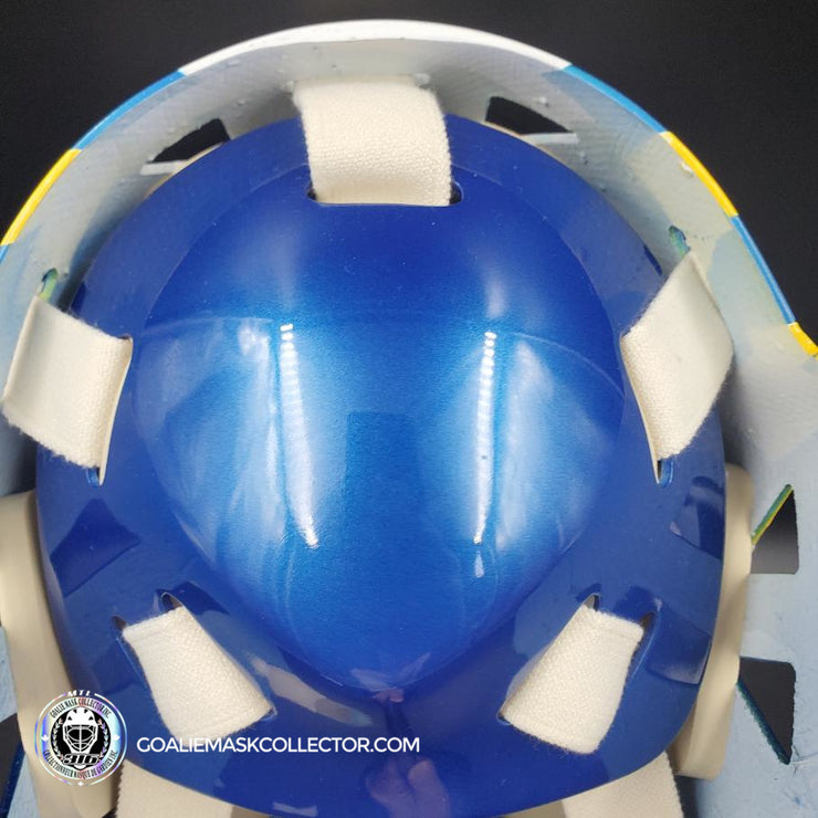 Daren Puppa Goalie Mask Unsigned Buffalo V1 Tribute