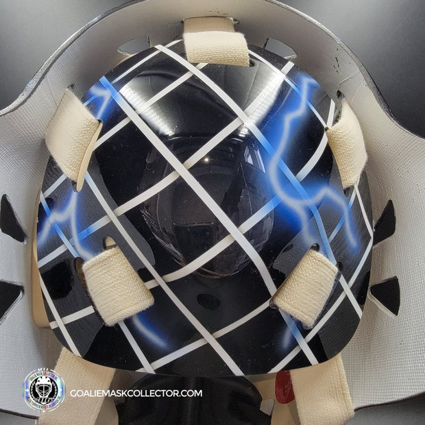 Daren Puppa Signed Goalie Mask Tampa Bay V1 Signature Edition Autographed