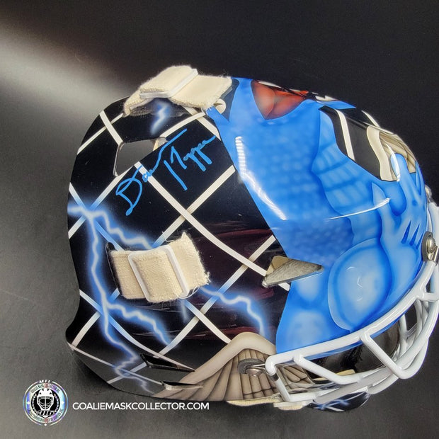 Daren Puppa Signed Goalie Mask Tampa Bay V1 Signature Edition Autographed
