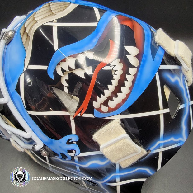 Daren Puppa Signed Goalie Mask Tampa Bay V1 Signature Edition Autographed