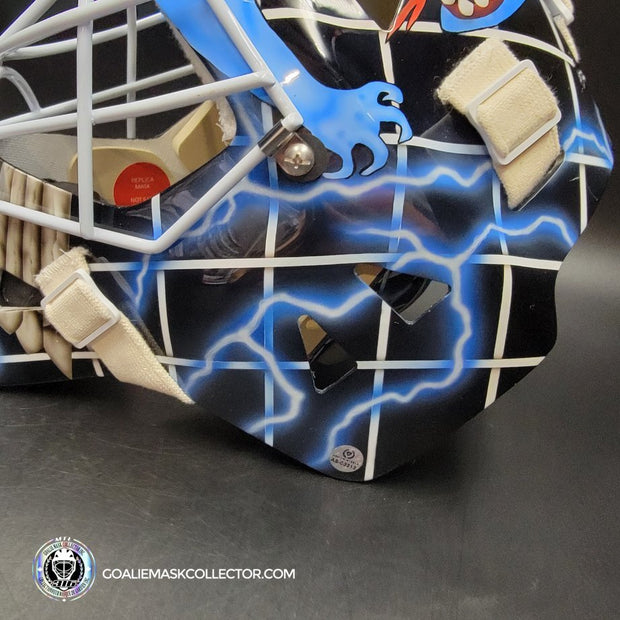 Daren Puppa Signed Goalie Mask Tampa Bay V1 Signature Edition Autographed