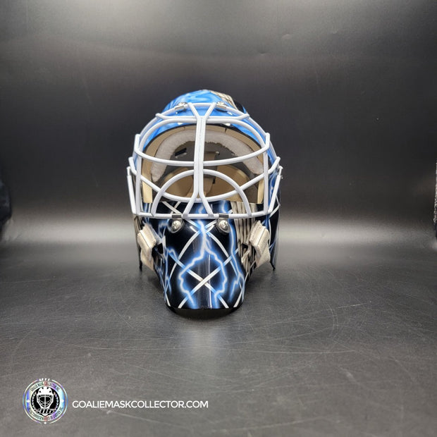 Daren Puppa Signed Goalie Mask Tampa Bay V1 Signature Edition Autographed