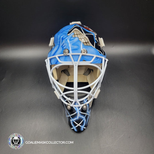 Daren Puppa Signed Goalie Mask Tampa Bay V1 Signature Edition Autographed