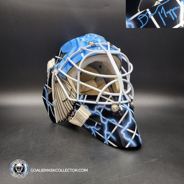 Daren Puppa Signed Goalie Mask Tampa Bay V1 Signature Edition Autographed