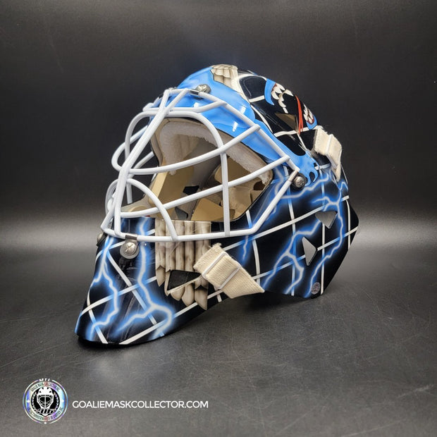 Daren Puppa Signed Goalie Mask Tampa Bay V1 Signature Edition Autographed