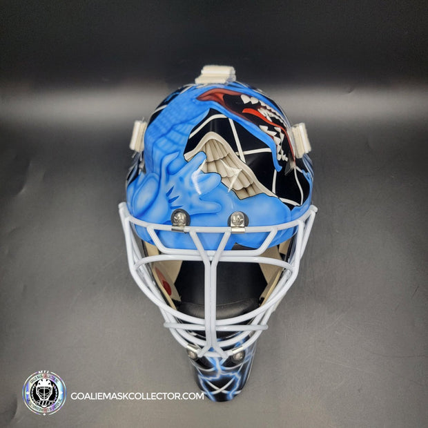 Daren Puppa Signed Goalie Mask Tampa Bay V1 Signature Edition Autographed