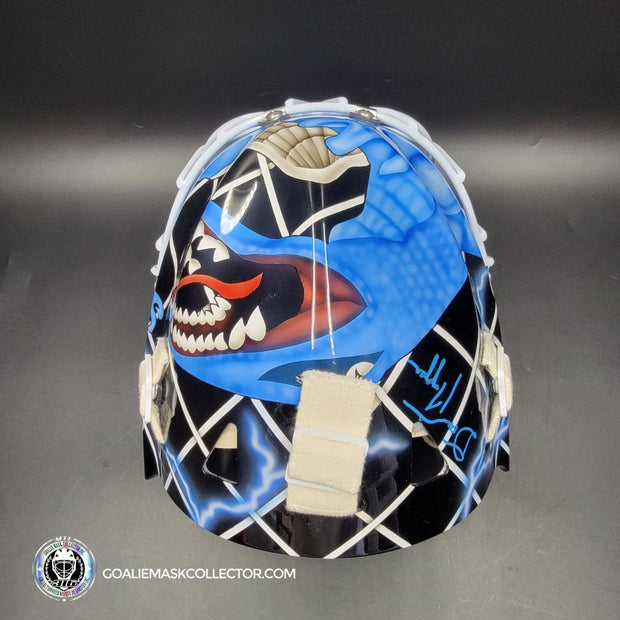 Daren Puppa Signed Goalie Mask Tampa Bay V1 Signature Edition Autographed