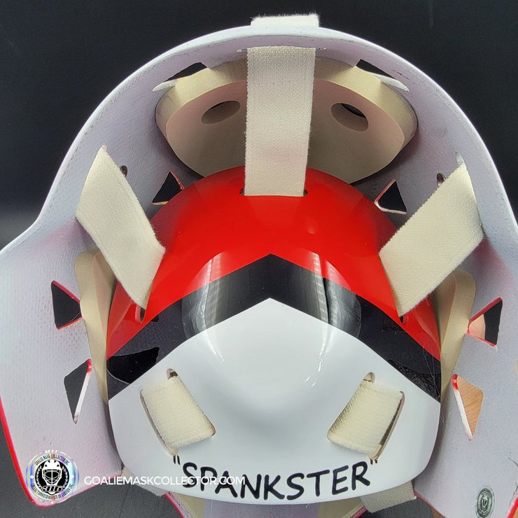 Darren Pang Signed Goalie Mask Autographed Chicago Signature Edition