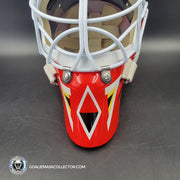 Darren Pang Signed Goalie Mask Autographed Chicago Signature Edition