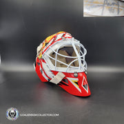 Darren Pang Signed Goalie Mask Autographed Chicago Signature Edition