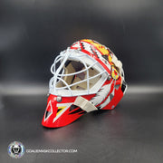 Darren Pang Signed Goalie Mask Autographed Chicago Signature Edition