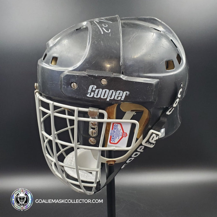 Dominik Hasek Autographed Signed Goalie Mask Buffalo Black Cooper SK AS Edition AS-03080