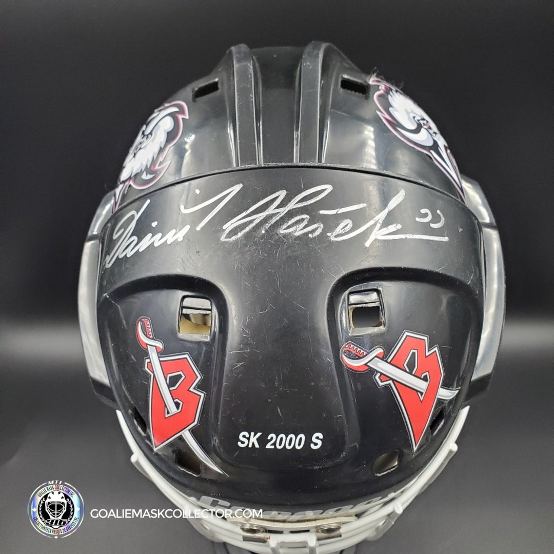 Dominik Hasek Autographed Signed Goalie Mask Buffalo Black Cooper