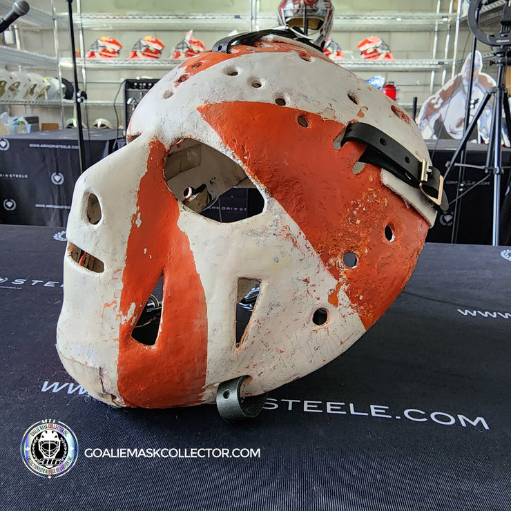 First Ever Painted Goalie Mask in NHL History Doug Favell 1970 : A Con –  Goalie Mask Collector