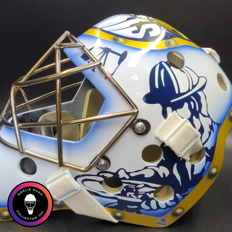 Dwayne Roloson Signed Goalie Mask 2006 Edmonton Signature Edition Auto ...