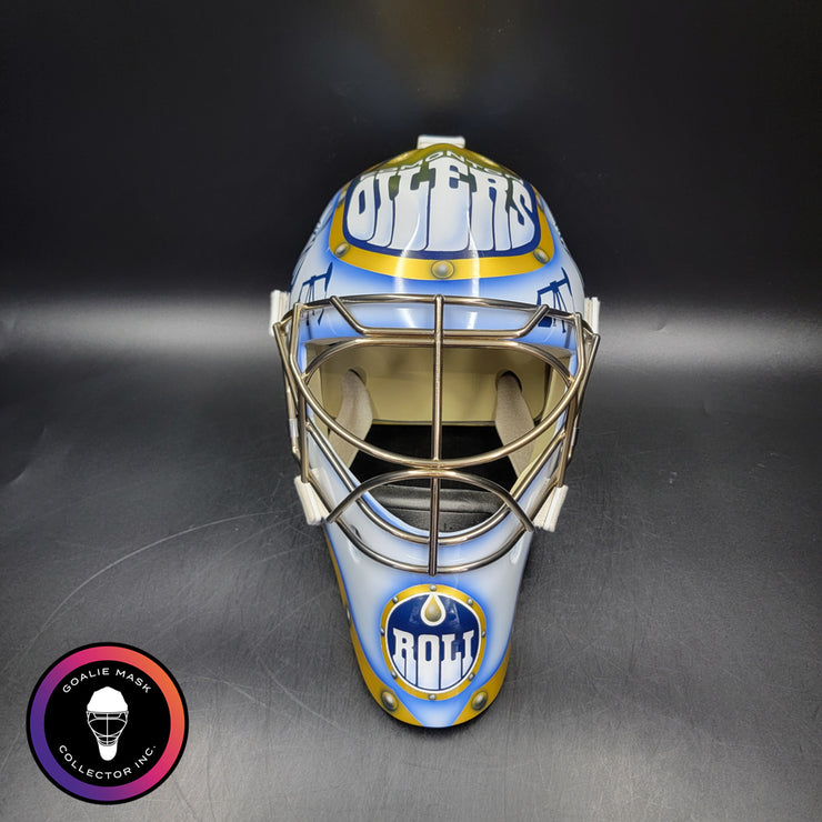 Dwayne Roloson Signed Goalie Mask 2006 Edmonton Signature Edition Auto ...