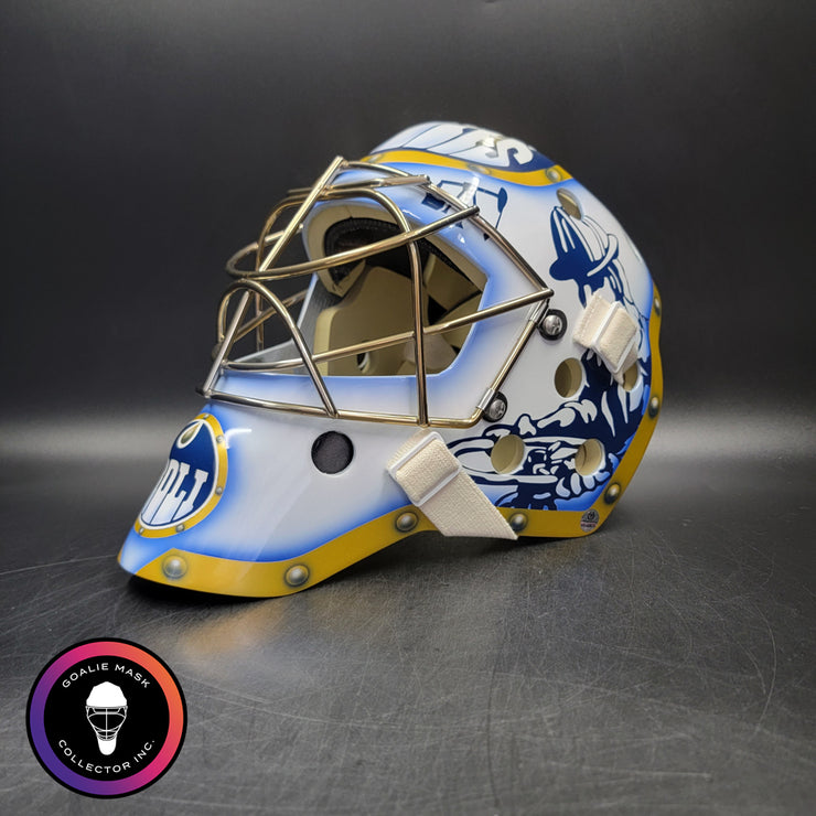 Dwayne Roloson Signed Goalie Mask 2006 Edmonton Signature Edition Auto ...