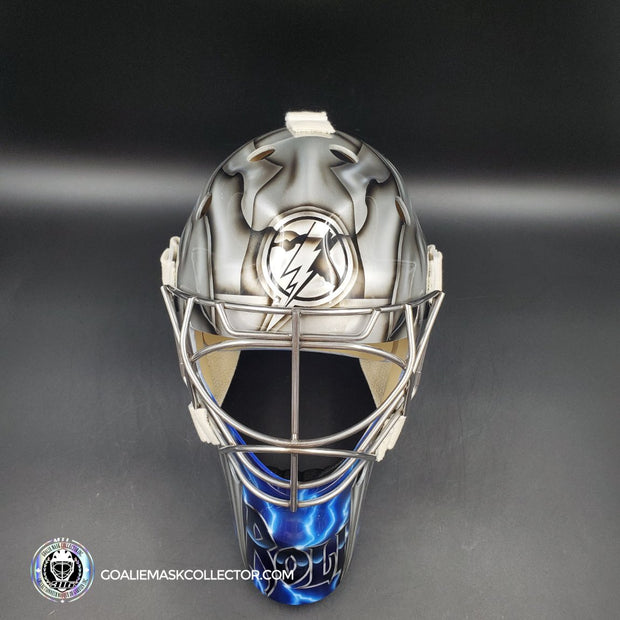 Dwayne Roloson Signed Goalie Mask Tribute 2010-11 Tampa Bay Lightning V1  Signature Edition Autographed
