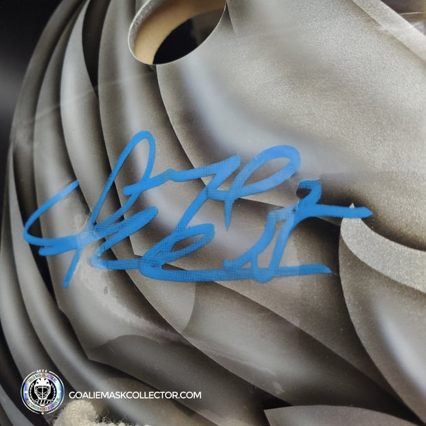 Dwayne Roloson Signed Goalie Mask Tribute 2010-11 Tampa Bay Lightning V1  Signature Edition Autographed