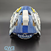 Ed Belfour Goalie Mask Game Issued Toronto 2005-06 Maple Leafs Painted on Warwick by Armor Graphics AS-03397