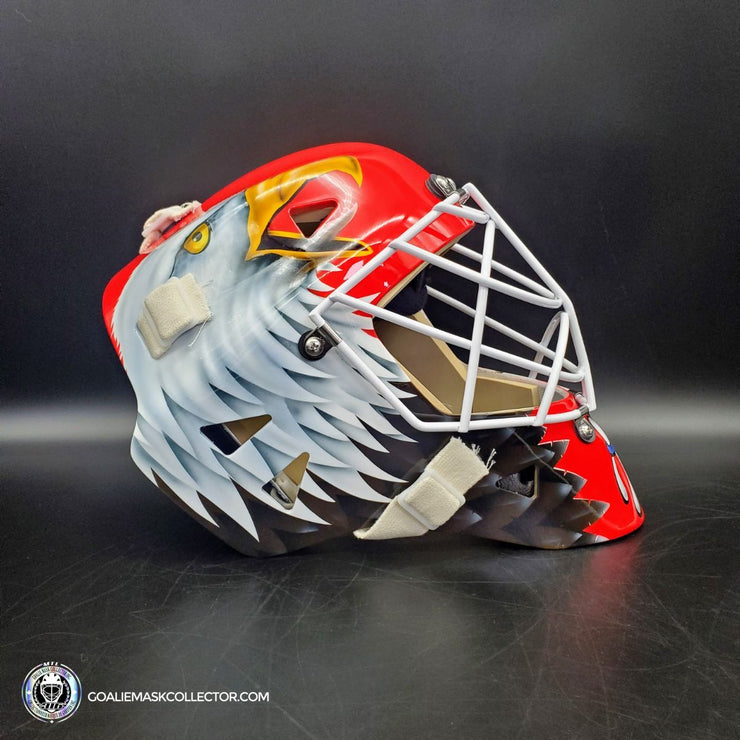 Ed Belfour Goalie Mask Unsigned Chicago Complex Tribute