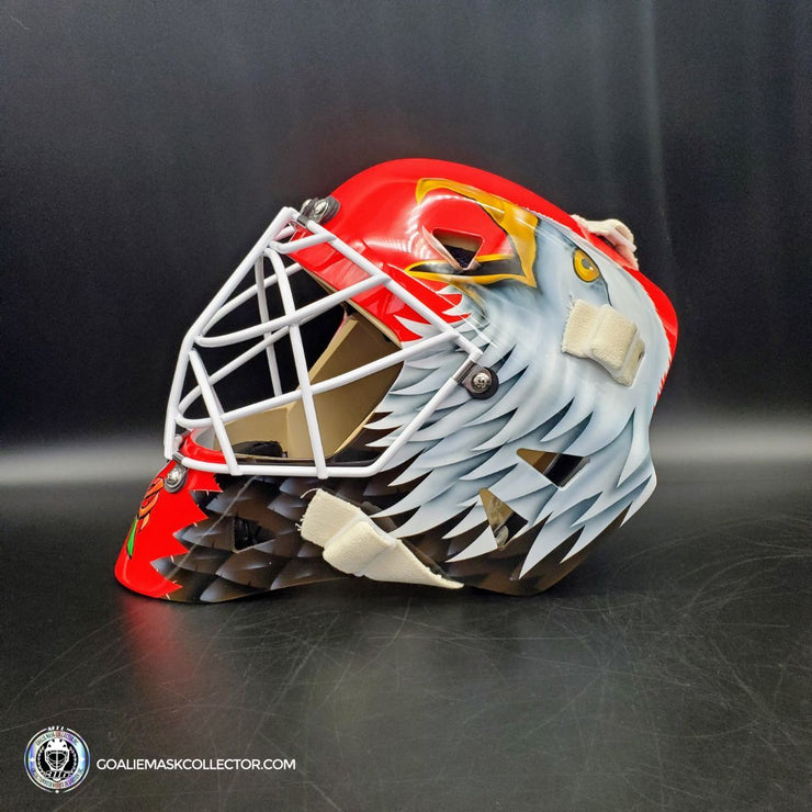 Ed Belfour Goalie Mask Unsigned Chicago Complex Tribute