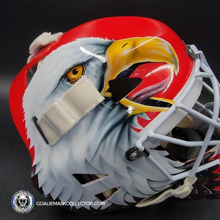 Ed Belfour Signed Goalie Mask Chicago Complex Autographed Signature Edition