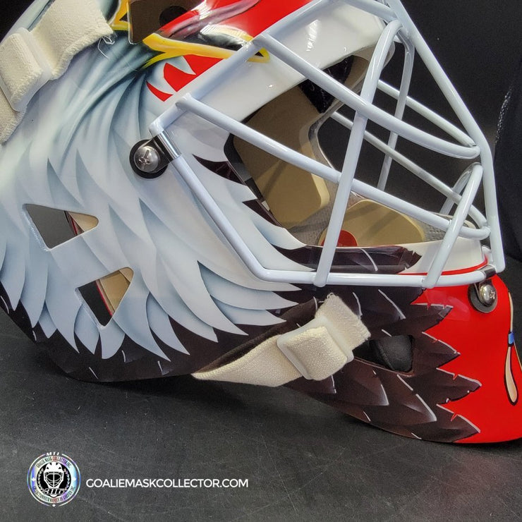 Ed Belfour Signed Goalie Mask Chicago Complex Autographed Signature Edition