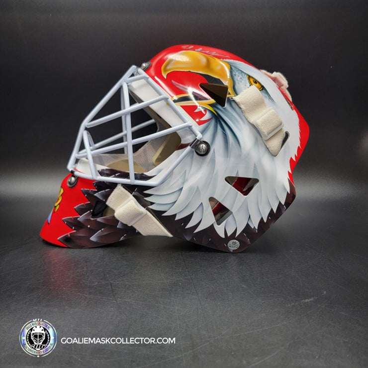 Ed Belfour Signed Goalie Mask Chicago Complex Autographed Signature Edition