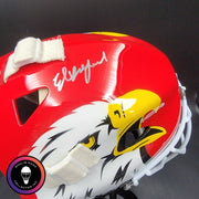 Ed Belfour Signed Goalie Mask Chicago Red Simple Eagle Classic Signature Edition Autographed Tribute