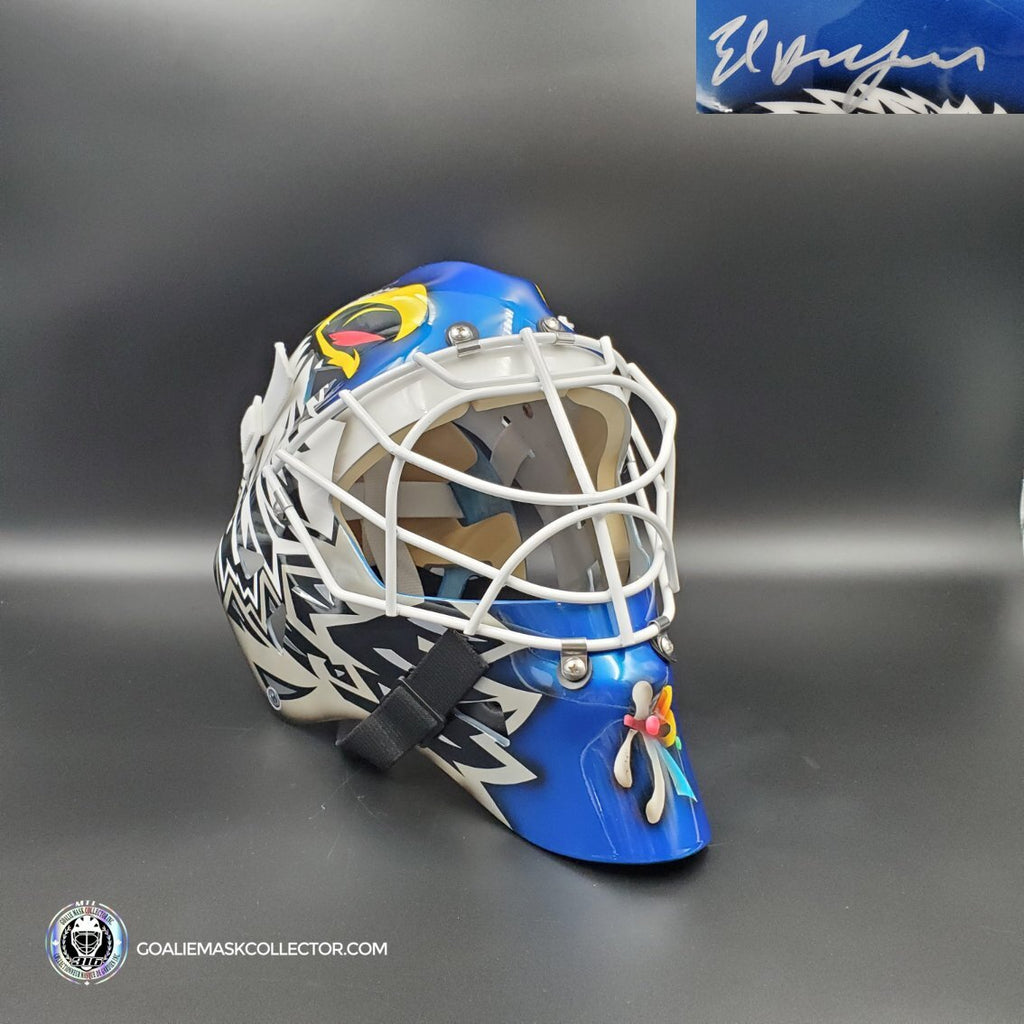 Grant Fuhr Goalie Mask - Oilers, 8x10 Color Photo